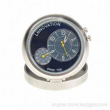 Clock Surveillance Camera with 90 Degrees Viewing Angle and 24fps Frame Rate